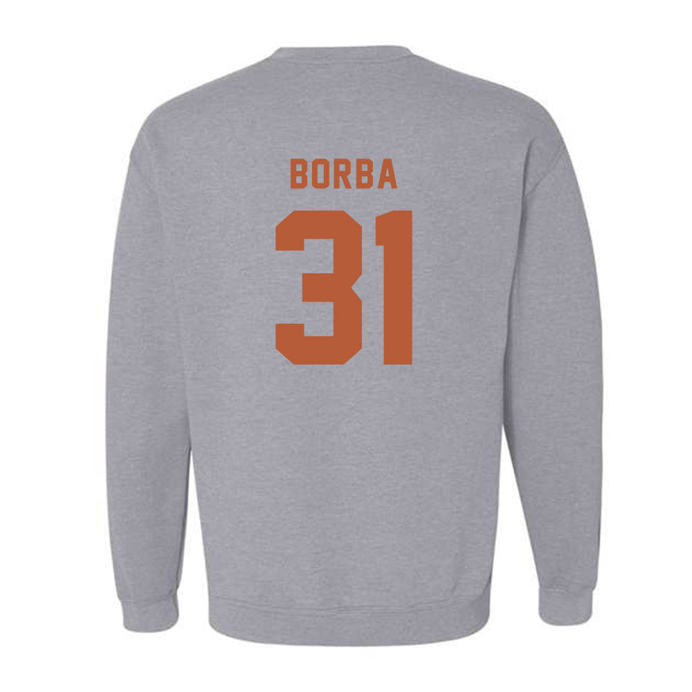 Texas - NCAA Baseball : Casey Borba - Classic Shersey Crewneck Sweatshirt-1