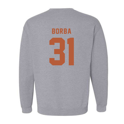 Texas - NCAA Baseball : Casey Borba - Classic Shersey Crewneck Sweatshirt-1