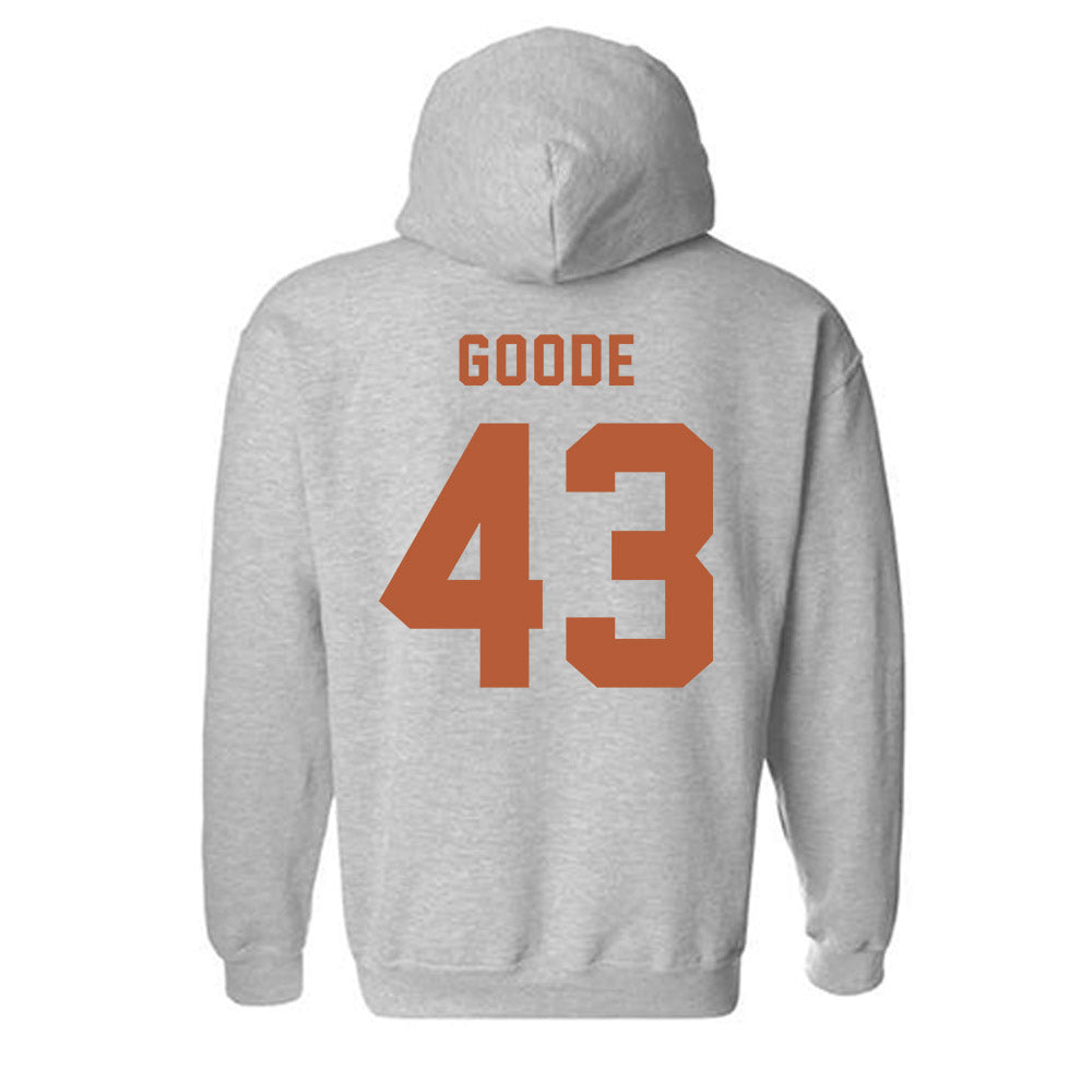Texas - NCAA Softball : Leighann Goode - Classic Shersey Hooded Sweatshirt-1