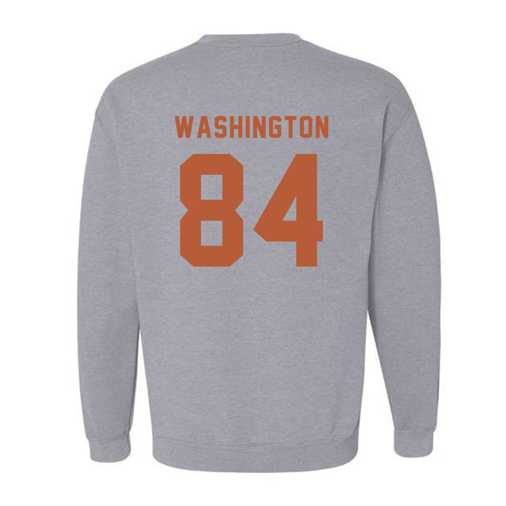 Texas - NCAA Football : Jordan Washington - Classic Shersey Crewneck Sweatshirt-1
