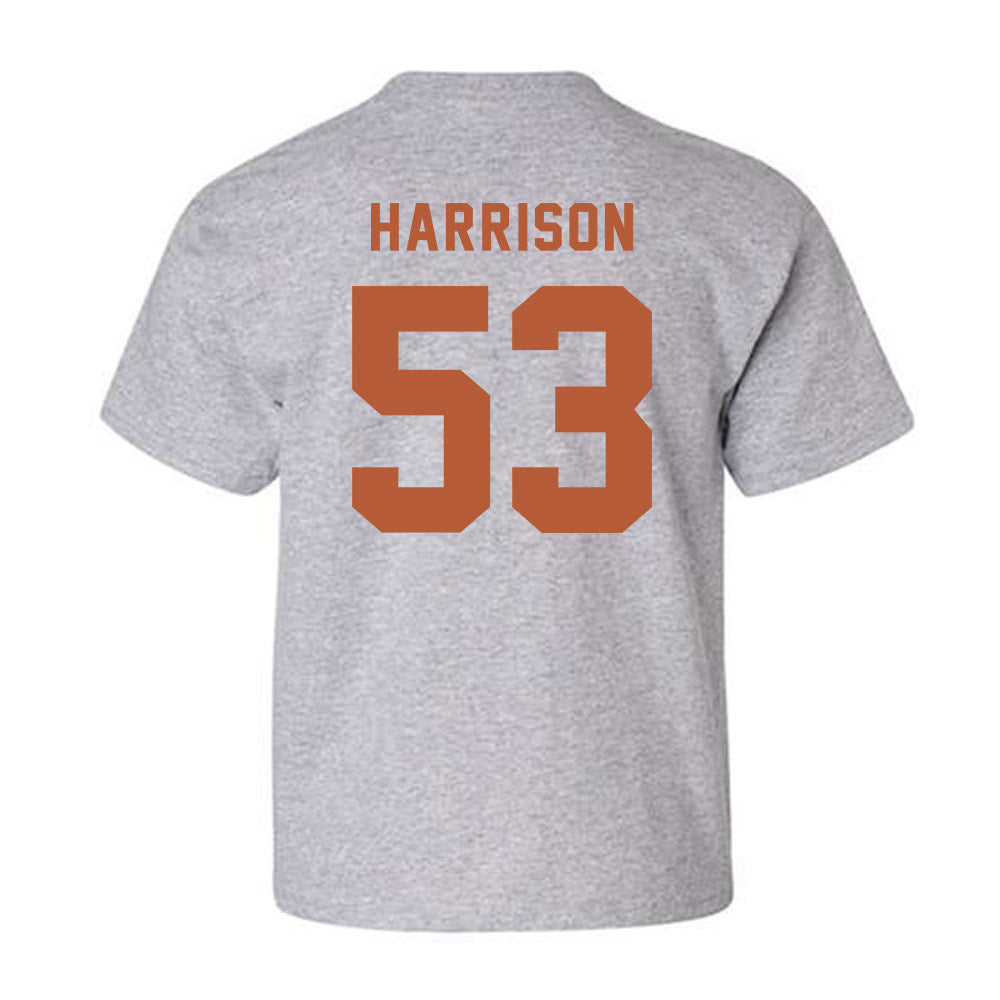 Texas - NCAA Baseball : Luke Harrison - Classic Shersey Youth T-Shirt-1