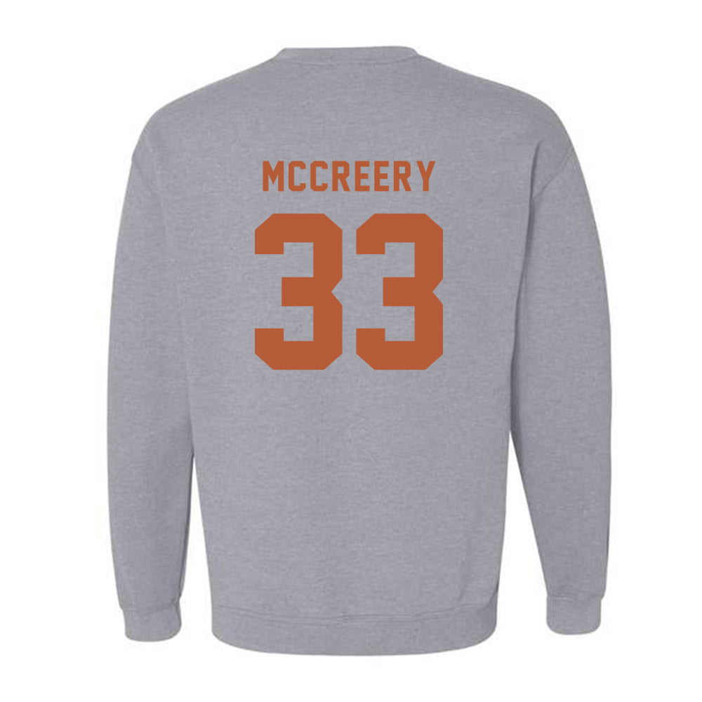 Texas - NCAA Baseball : Connor McCreery - Classic Shersey Crewneck Sweatshirt-1