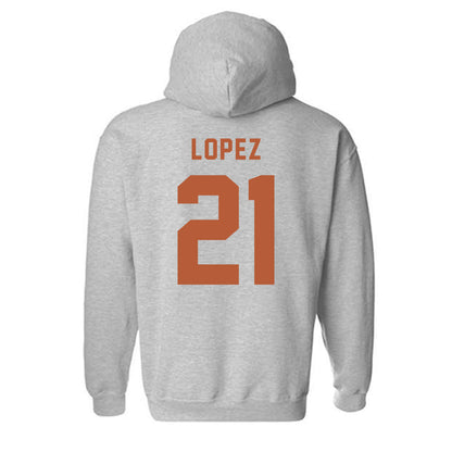 Texas - NCAA Women's Soccer : Antonette lopez - Classic Shersey Hooded Sweatshirt-1