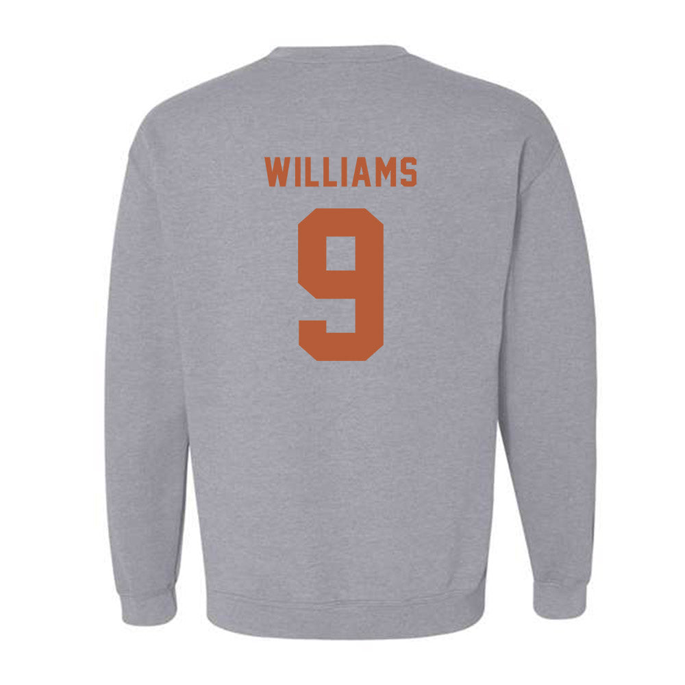 Texas - NCAA Baseball : Jonah Williams - Classic Shersey Crewneck Sweatshirt-1