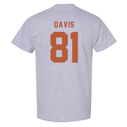 Texas - NCAA Football : Juan Davis - Classic Shersey T-Shirt-1