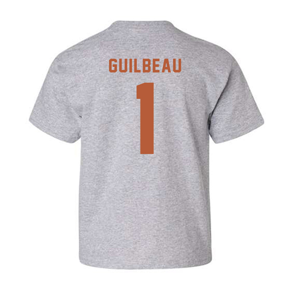 Texas - NCAA Football : Jaylon Guilbeau - Classic Shersey Youth T-Shirt-1
