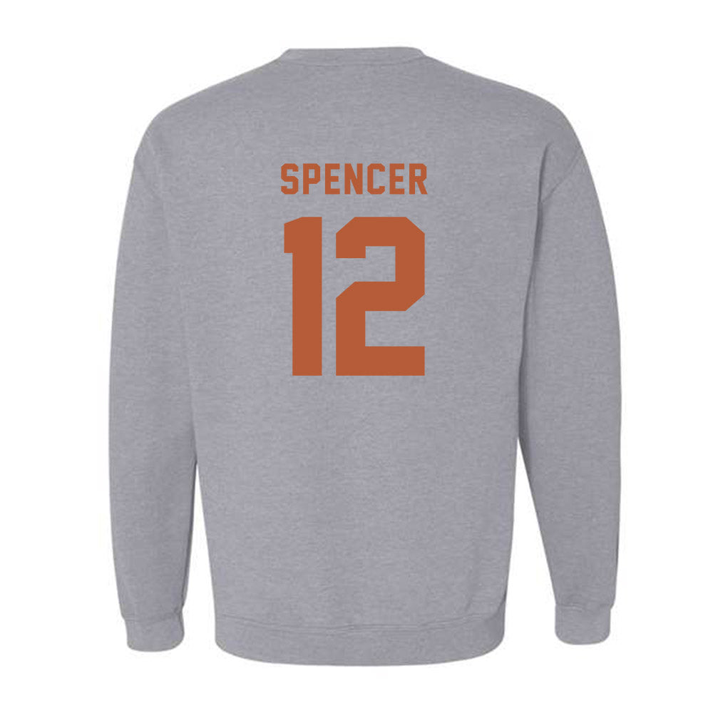 Texas - NCAA Baseball : Jared Spencer - Classic Shersey Crewneck Sweatshirt-1