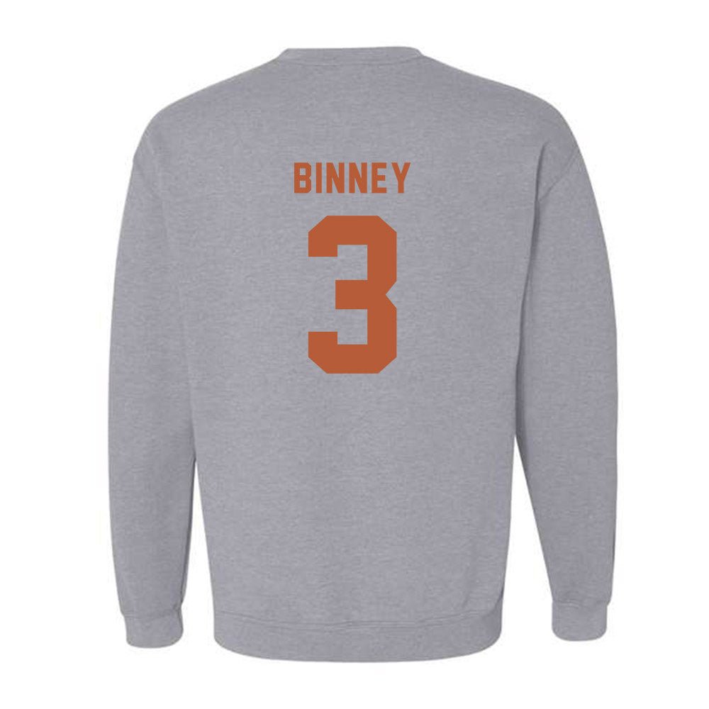 Texas - NCAA Women's Volleyball : Rella Binney - Classic Shersey Crewneck Sweatshirt-1