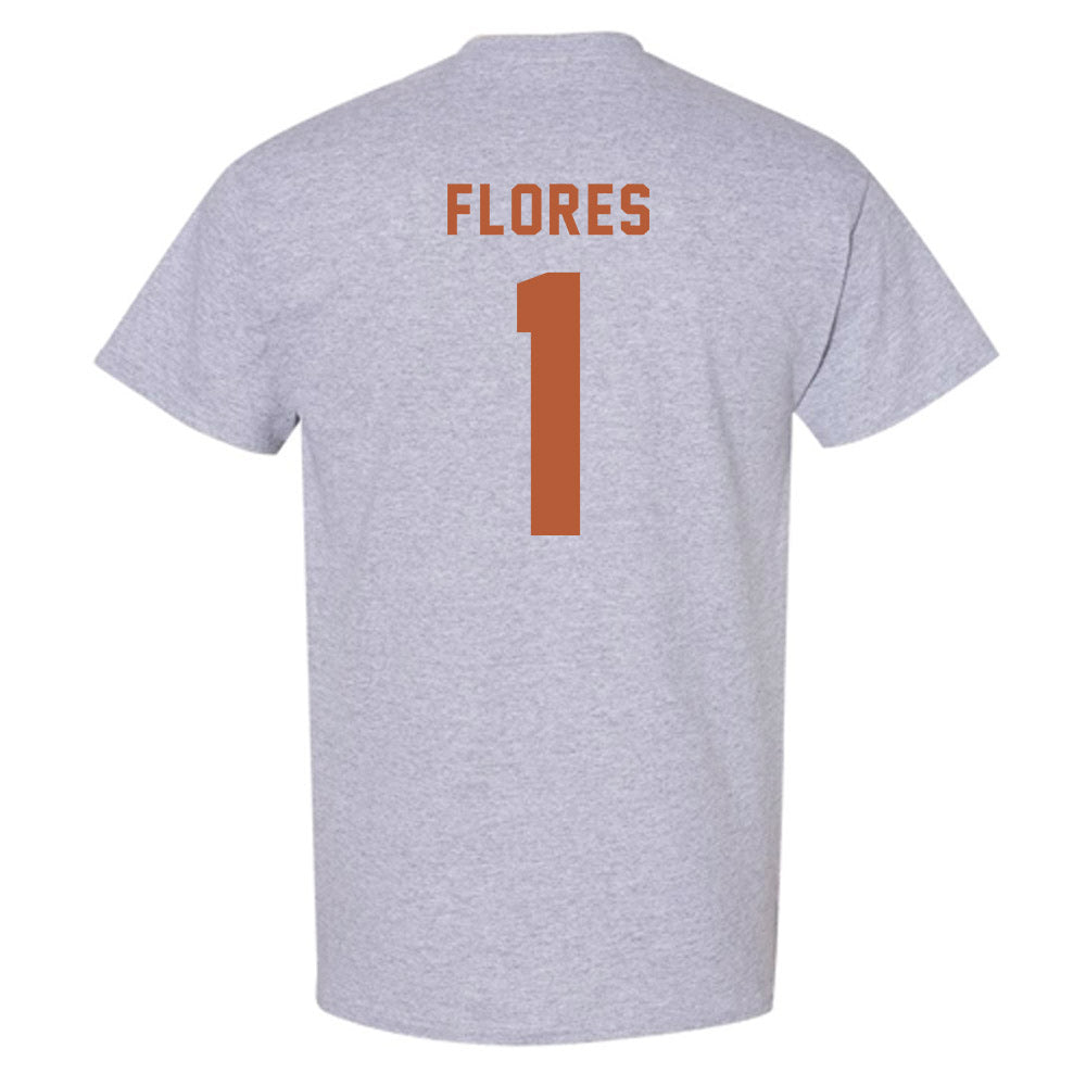 Texas - NCAA Baseball : jalin flores - Classic Shersey T-Shirt-1