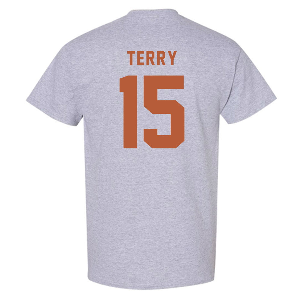 Texas - NCAA Football : Justus Terry - Classic Shersey T-Shirt-1