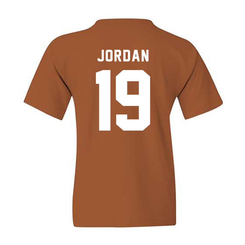 Texas - NCAA Baseball : Donovan Jordan - Youth T-Shirt-1