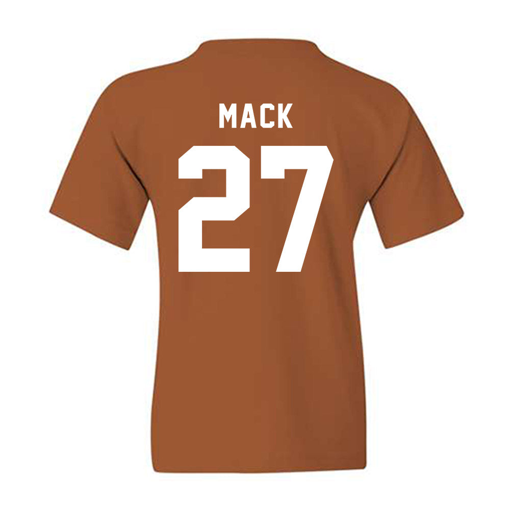 Texas - NCAA Football : Wardell Mack - Youth T-Shirt-1