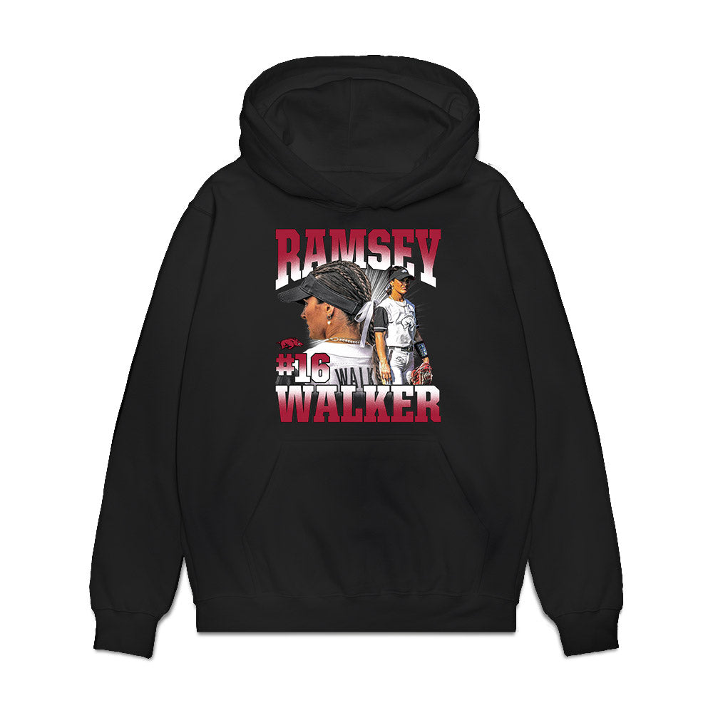 Arkansas - NCAA Softball : Ramsey Walker - Collage Premium Hooded Sweatshirt-0