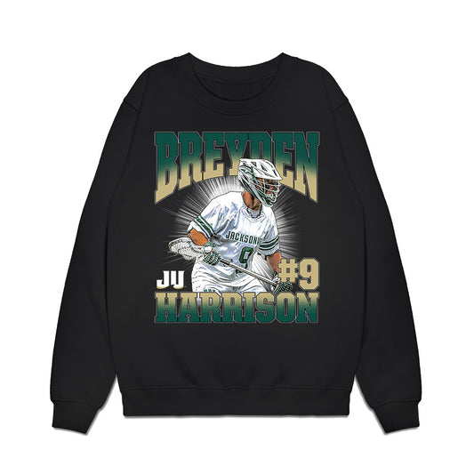 Jacksonville - NCAA Men's Lacrosse : Breyden Harrison - Collage Premium Crewneck Sweatshirt-0
