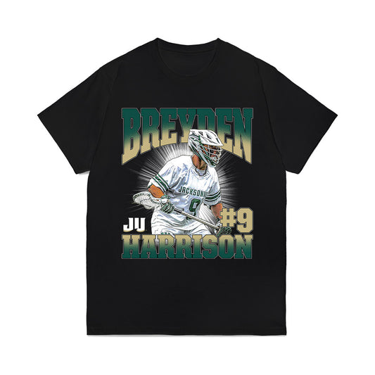 Jacksonville - NCAA Men's Lacrosse : Breyden Harrison - Collage Comfort Colors T-Shirt-0