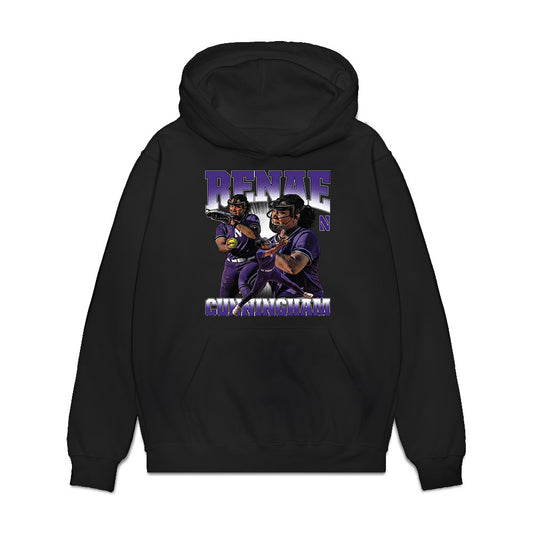 Northwestern - NCAA Softball : Renae Cunningham - Collage Premium Hooded Sweatshirt-0