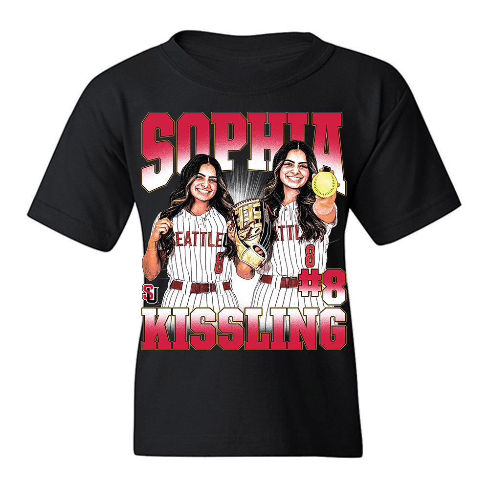 Seattle - NCAA Softball : Sophia Kissling - Collage Youth T-Shirt-0