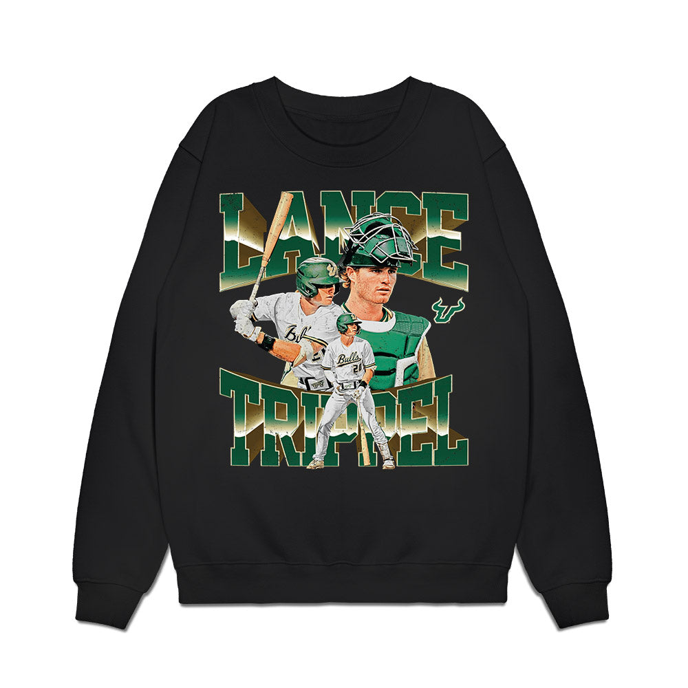 USF - NCAA Baseball : Lance Trippel - Collage Premium Crewneck Sweatshirt-0