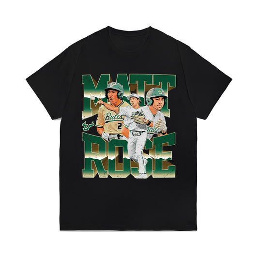 USF - NCAA Baseball : Matt Rose - Collage Comfort Colors T-Shirt-0