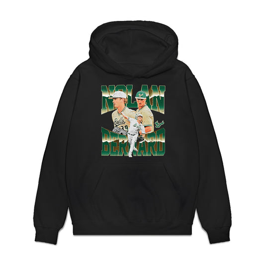 USF - NCAA Baseball : Nolan Bernard - Collage Premium Hooded Sweatshirt-0