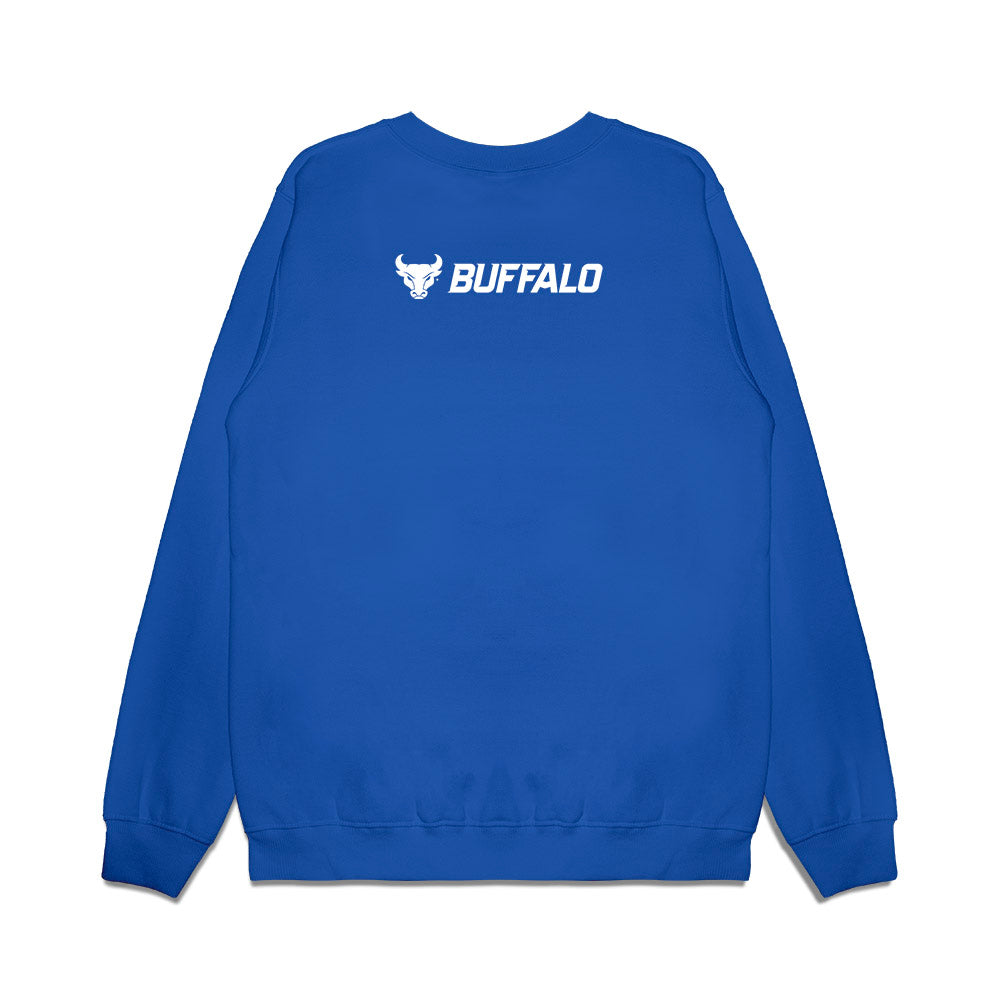 Buffalo - NCAA Women's Basketball : - Champion Ring Team Collage Premium Crewneck Sweatshirt-1