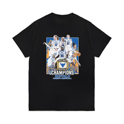 Buffalo - NCAA Women's Basketball : - Champion Ring Team Collage Premium T-Shirt-0