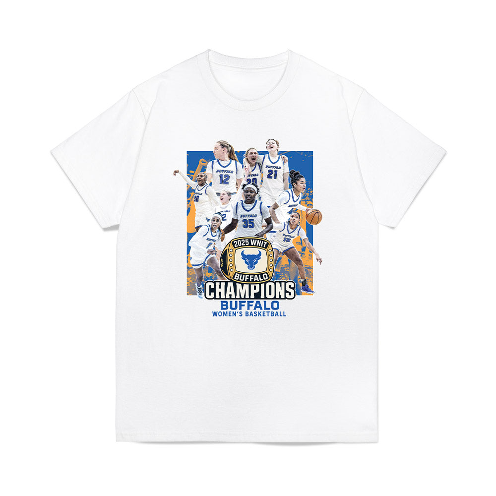 Buffalo - NCAA Women's Basketball : - Champion Ring Team Collage Premium T-Shirt-0