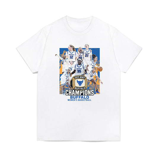 Buffalo - NCAA Women's Basketball : - Champion Ring Team Collage Premium T-Shirt-0