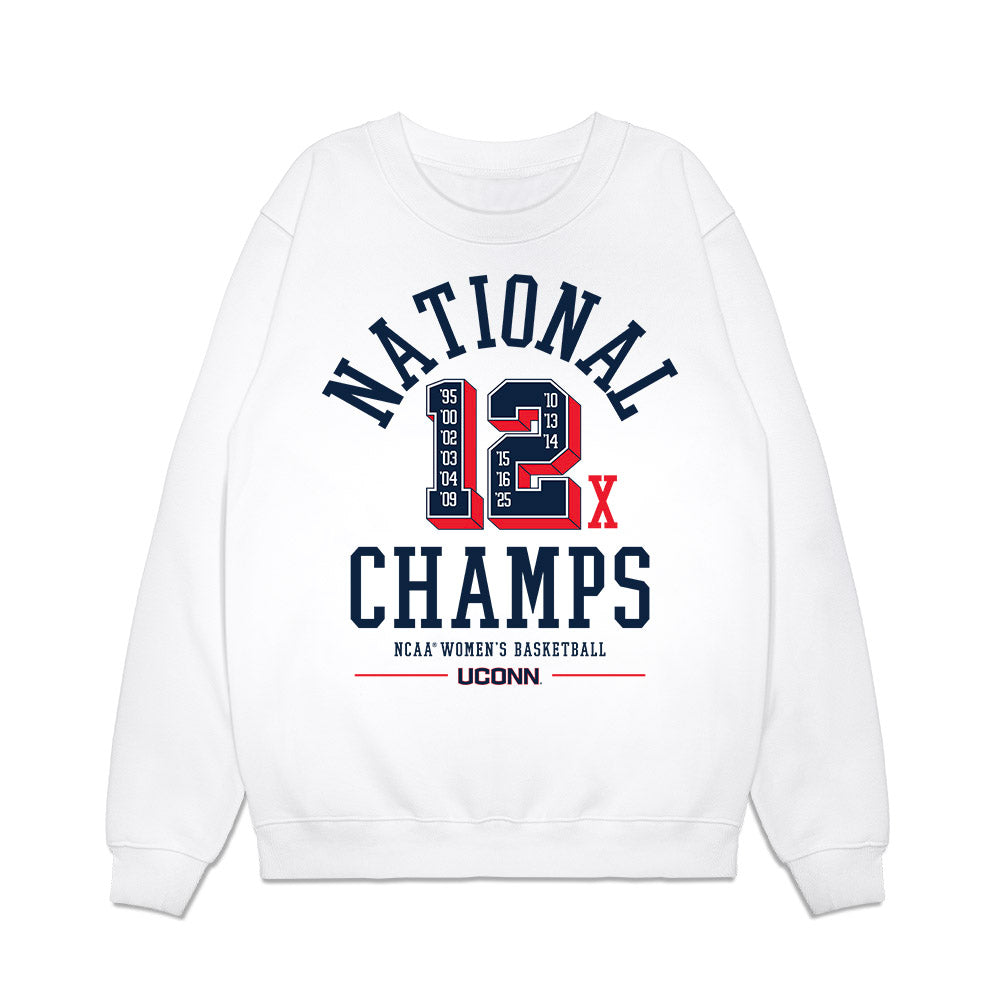 UConn - NCAA Women's Basketball : - Premium Crewneck Sweatshirt-0