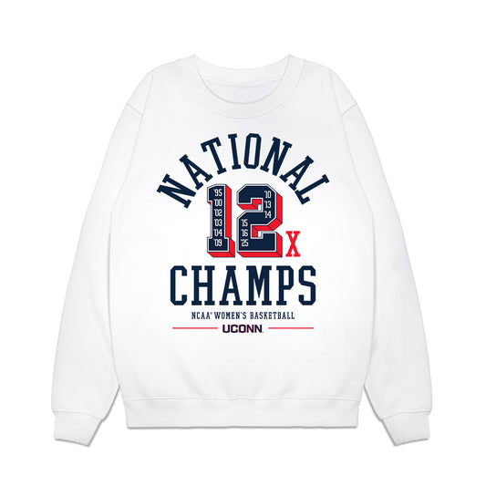 UConn - NCAA Women's Basketball : - Premium Crewneck Sweatshirt-0