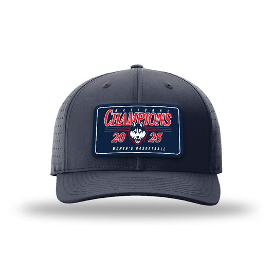 UConn - NCAA Women's Basketball : - Laser Performance Snapback Cap-0
