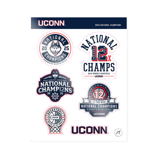 UConn - NCAA Women's Basketball : - Sticker Sheet-0