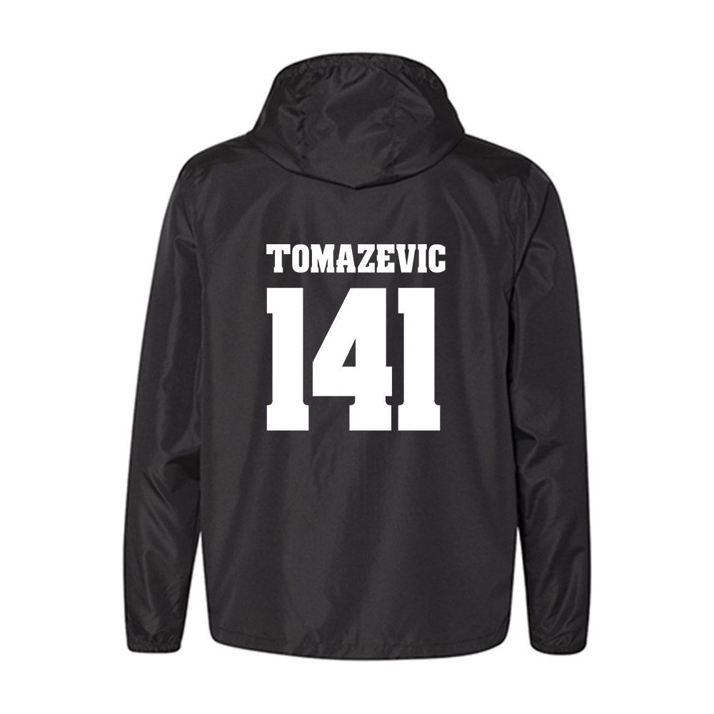 Wisconsin - NCAA Wrestling : Peter Tomazevic - Classic Shersey Windbreaker-1