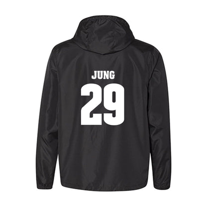 Wisconsin - NCAA Football : Matt Jung - Classic Shersey Windbreaker-1