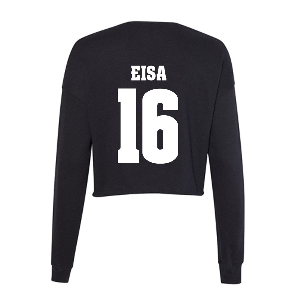 Wisconsin - NCAA Men's Soccer : Roman Eisa - Classic Shersey Women's Cropped Crew Fleece-1