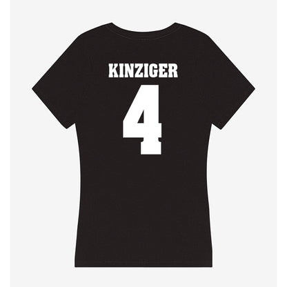 Wisconsin - NCAA Men's Basketball : Zach Kinziger - Classic Shersey Women's V-Neck T-Shirt-1