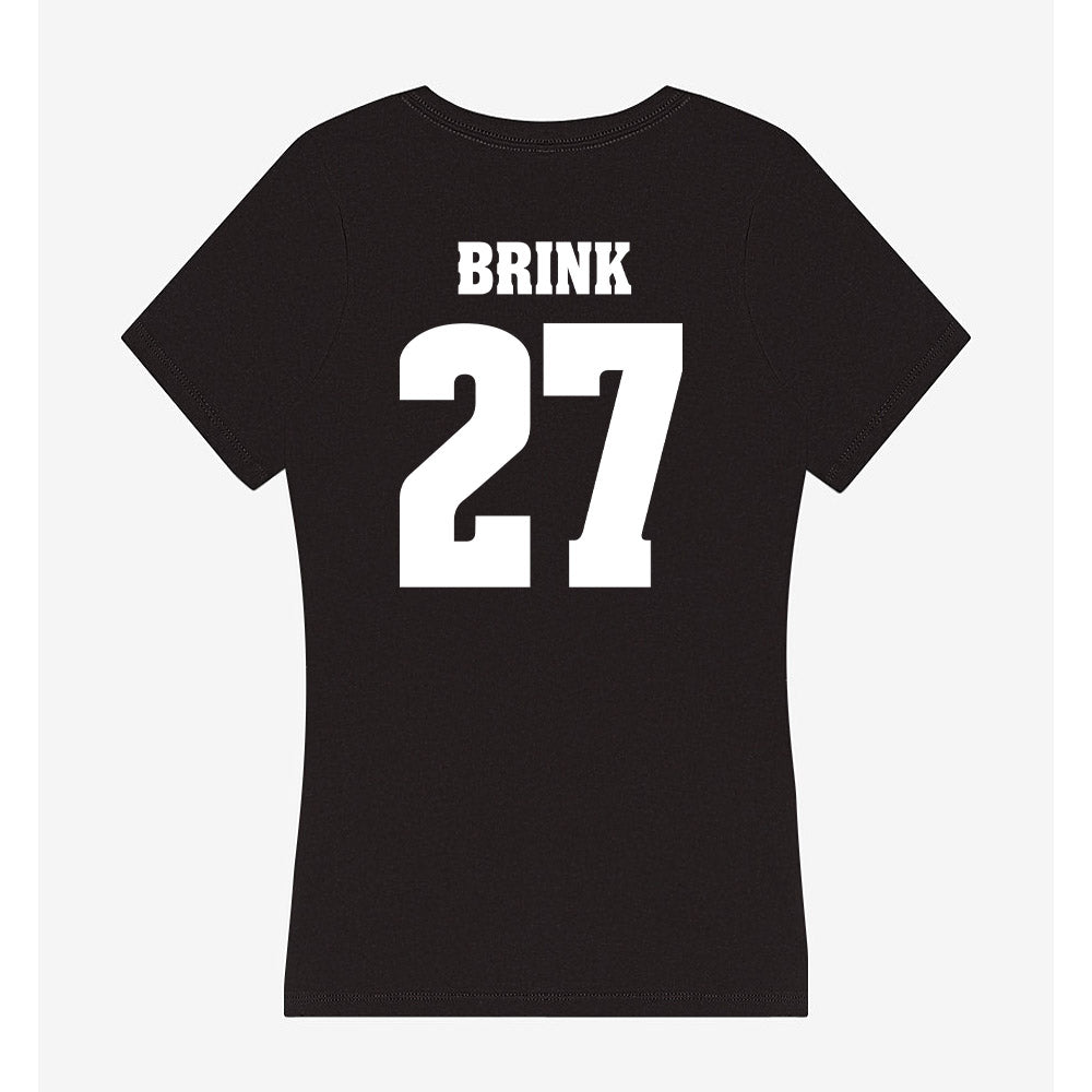 Wisconsin - NCAA Men's Ice Hockey : Finn Brink - Classic Shersey Women's V-Neck T-Shirt-1