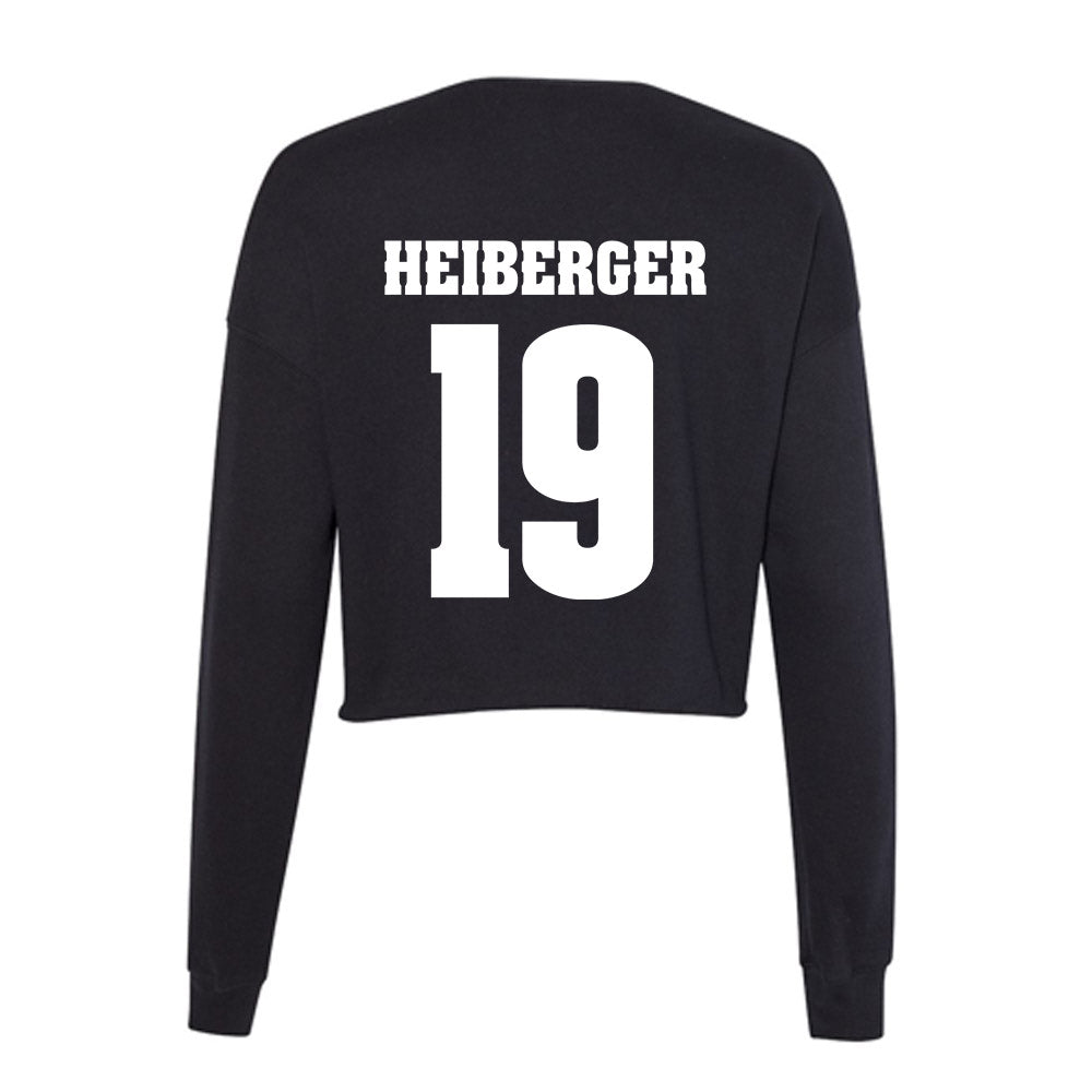 Wisconsin - NCAA Football : Thomas Heiberger - Classic Shersey Women's Cropped Crew Fleece-1