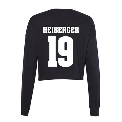 Wisconsin - NCAA Football : Thomas Heiberger - Classic Shersey Women's Cropped Crew Fleece-1