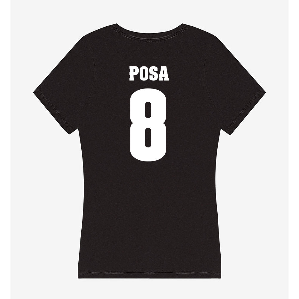 Wisconsin - NCAA Football : Mason Posa - Classic Shersey Women's V-Neck T-Shirt-1