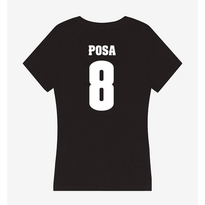 Wisconsin - NCAA Football : Mason Posa - Classic Shersey Women's V-Neck T-Shirt-1