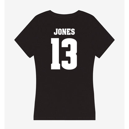 Wisconsin - NCAA Men's Basketball : Hayden Jones - Classic Shersey Women's V-Neck T-Shirt-1