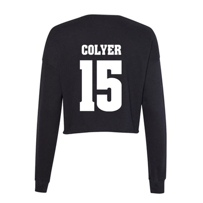 Wisconsin - NCAA Women's Volleyball : Mimi Colyer - Classic Shersey Women's Cropped Crew Fleece-1