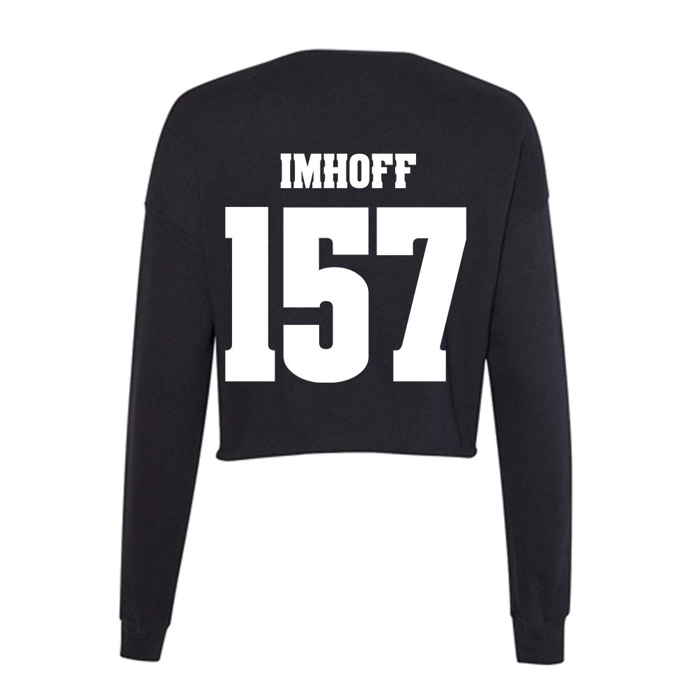 Wisconsin - NCAA Wrestling : Tyson Imhoff - Classic Shersey Women's Cropped Crew Fleece-1