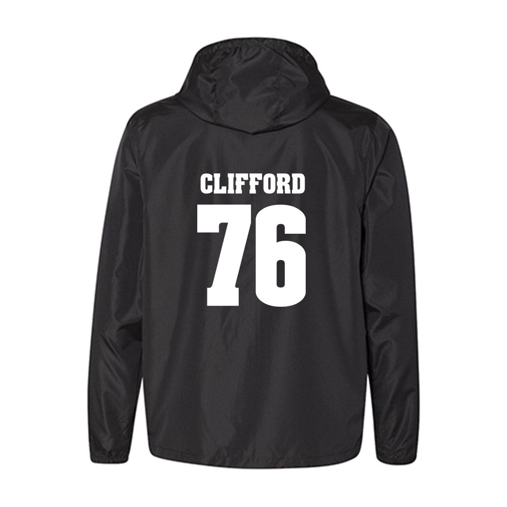 Wisconsin - NCAA Football : John Clifford - Classic Shersey Windbreaker-1