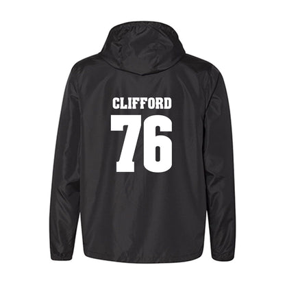 Wisconsin - NCAA Football : John Clifford - Classic Shersey Windbreaker-1