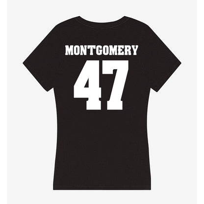 Wisconsin - NCAA Men's Ice Hockey : Blake Montgomery - Classic Shersey Women's V-Neck T-Shirt-1