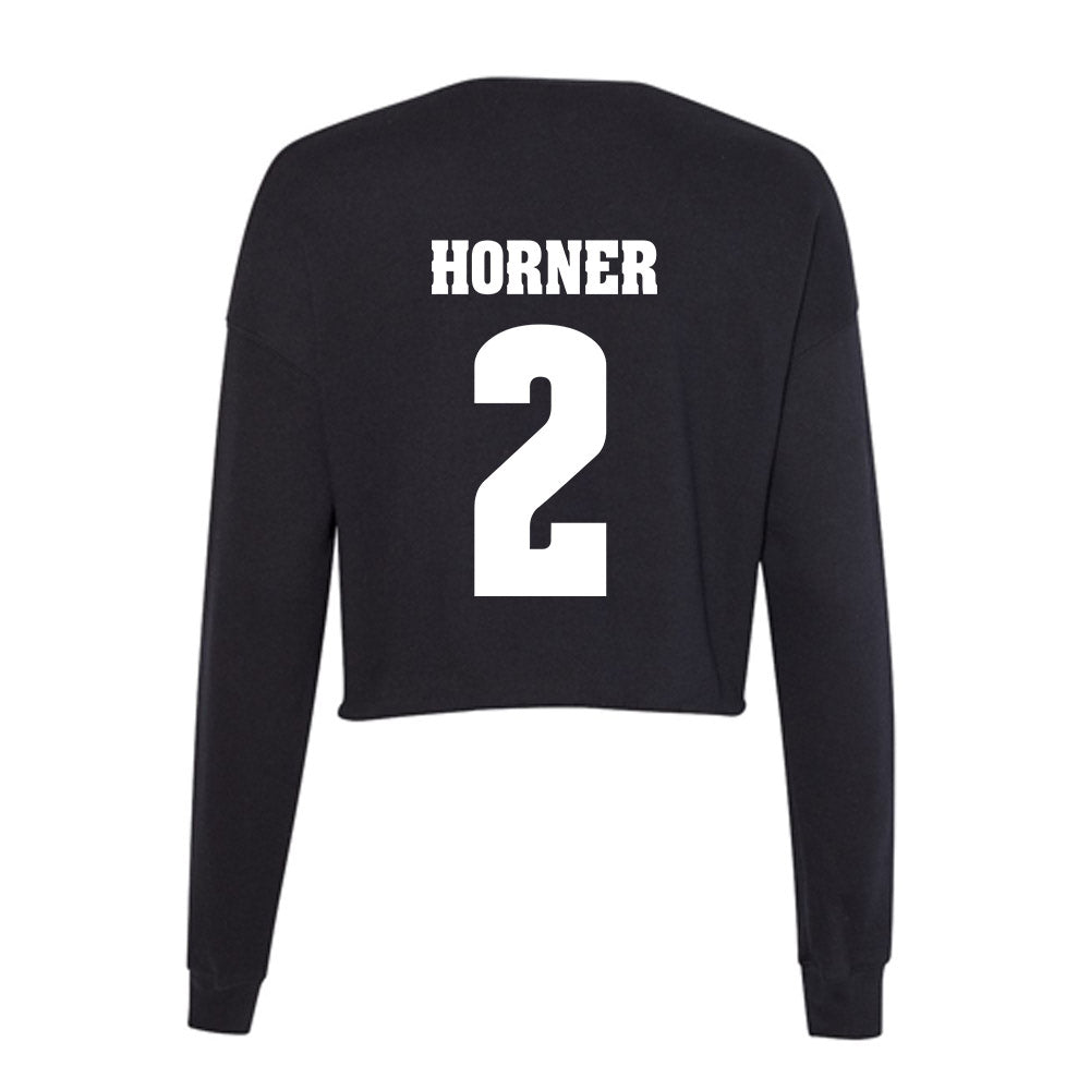 Wisconsin - NCAA Women's Volleyball : Addison Horner - Classic Shersey Women's Cropped Crew Fleece-1