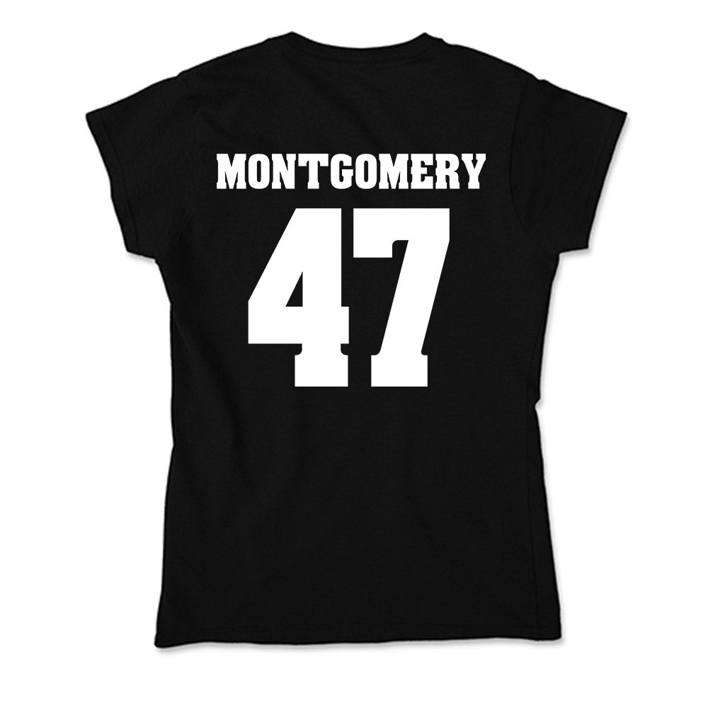 Wisconsin - NCAA Men's Ice Hockey : Blake Montgomery - Classic Shersey Soft Style Women’s T-Shirt-1