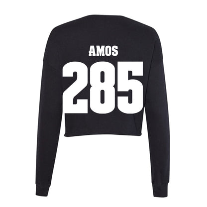 Wisconsin - NCAA Wrestling : Braxton Amos - Classic Shersey Women's Cropped Crew Fleece-1